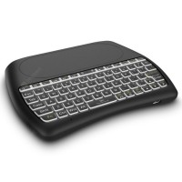 D8 Mini Key Air Mouse Large Screen Touchpad Mouse 2.4G Wireless Rechargeable Keyboard for Computer Android TV Box