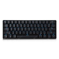 DK61 BT4.0 Wired Dual-mode Mechanical Keyboard 61 Keys RGB Light for Windows / Mac OS / Android