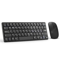 Mini Five-row Wireless Keyboard and Mouse Set Inside Iron Board Laptop Home Office