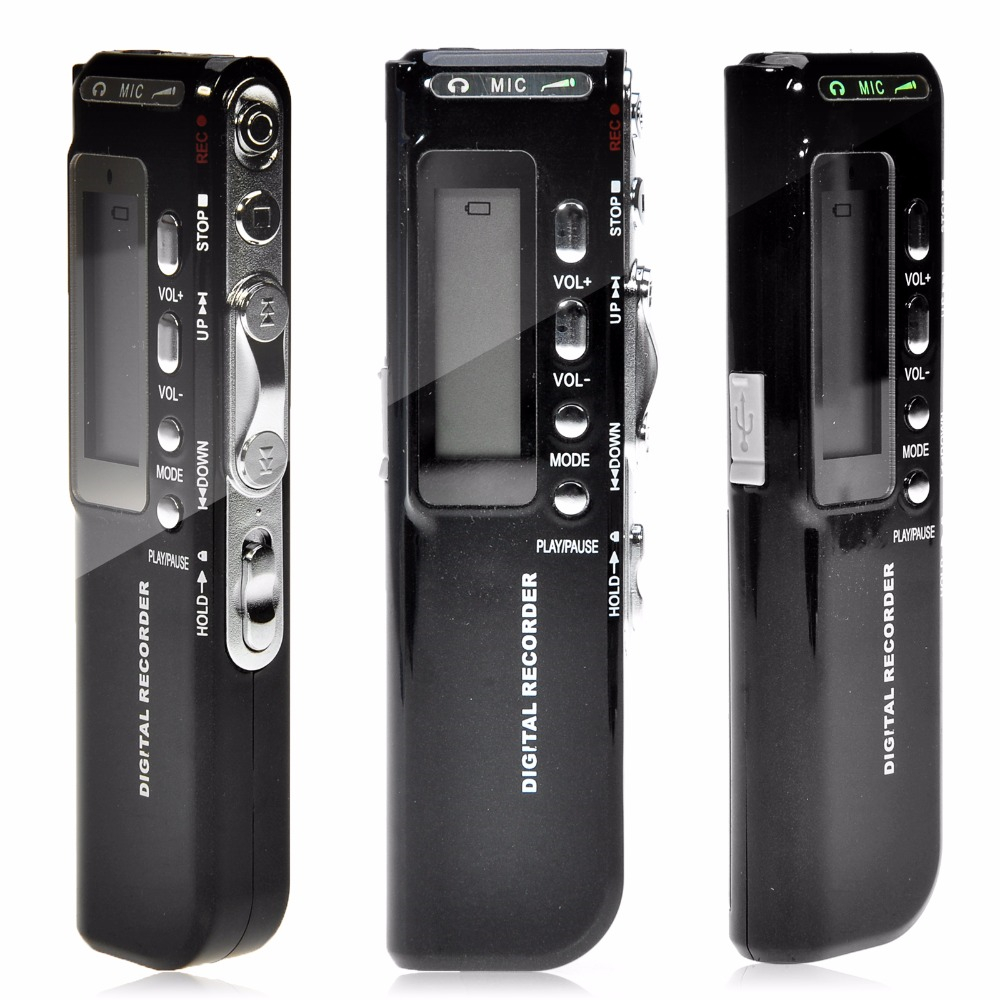 8 G USB Hd Audio Digital Audio Recorder Mp3 Battery- Black 4G 8 G USB Hd Audio Digital Audio Recorder Mp3 Battery- Black 4G