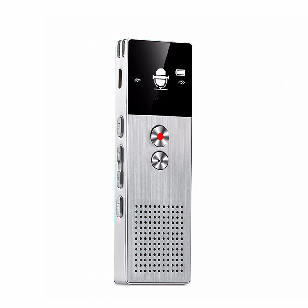 8 GB Mini Flash Digital Voice Recorder MP3 Music Player The Tape Recorder- Silver 1+8GB 8 GB Mini Flash Digital Voice Recorder MP3 Music Player The Tape Recorder- Silver 1+8GB