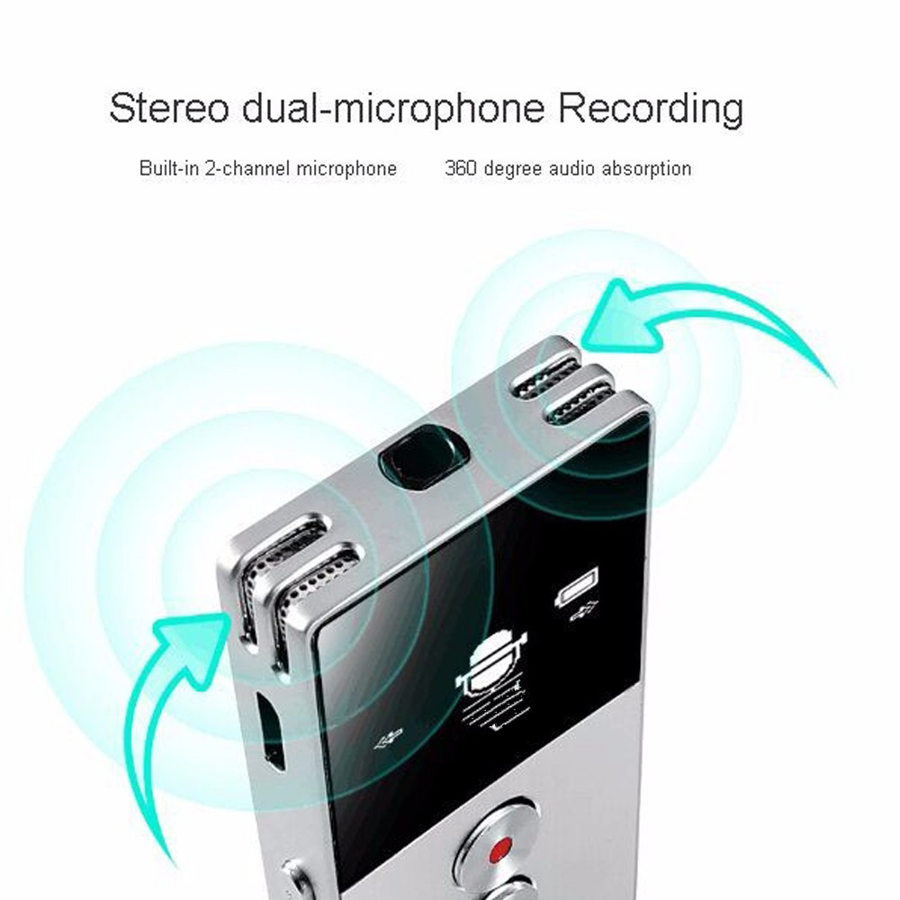8 GB Mini Flash Digital Voice Recorder MP3 Music Player The Tape Recorder- Silver 1+8GB 8 GB Mini Flash Digital Voice Recorder MP3 Music Player The Tape Recorder- Silver 1+8GB