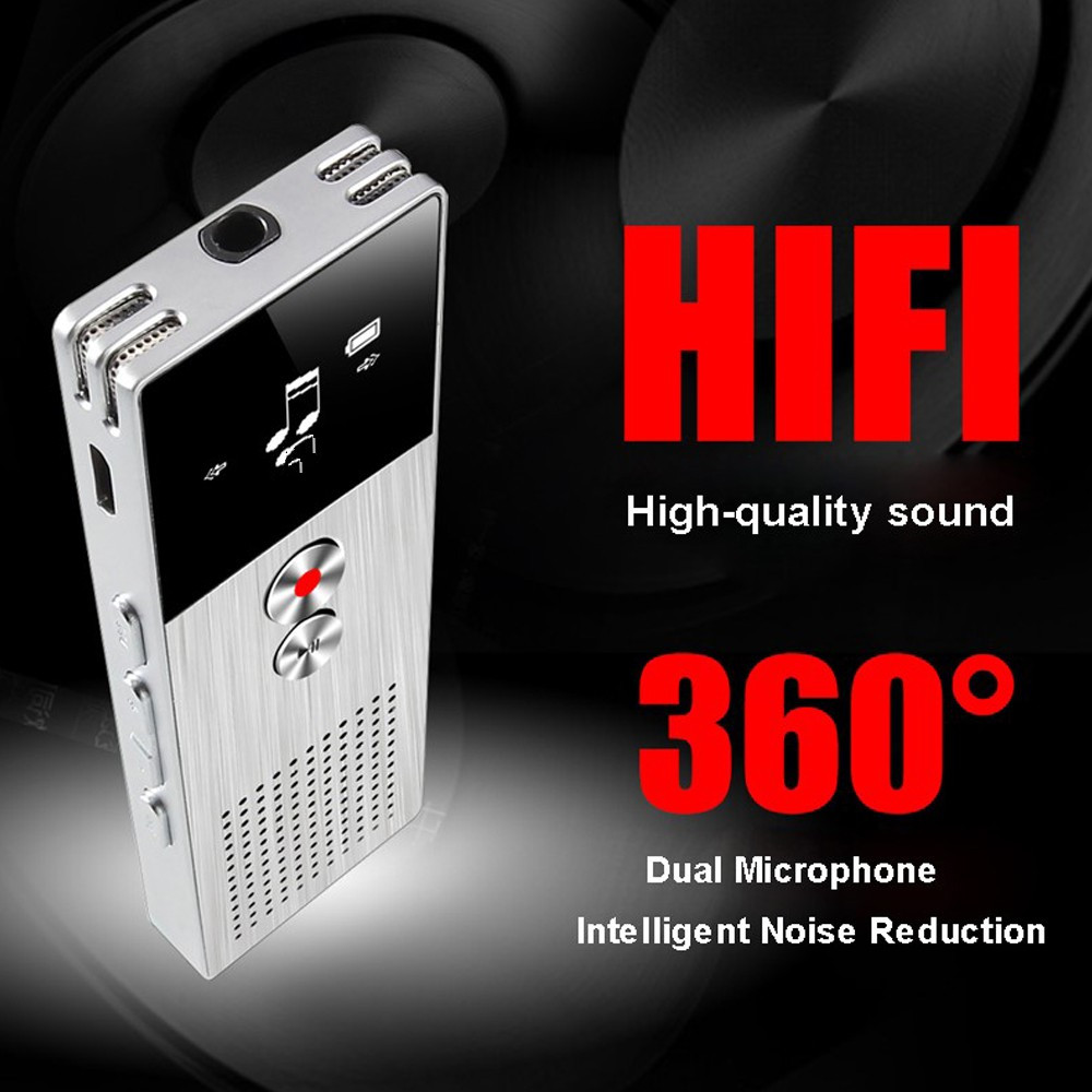 8 GB Mini Flash Digital Voice Recorder MP3 Music Player The Tape Recorder- Silver 1+8GB 8 GB Mini Flash Digital Voice Recorder MP3 Music Player The Tape Recorder- Silver 1+8GB
